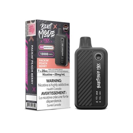 Flavour Beast Beast Mode Max 18K Disposable - Packin' Peach Berry