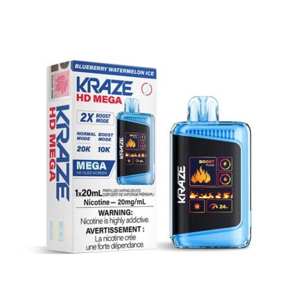 Kraze HD Mega Disposable - Blueberry Watermelon Ice