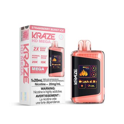 Kraze HD Mega Disposable - Strawberry Burst Ice