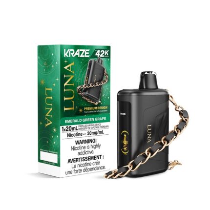 Kraze Luna Disposable - Emerald Green Grape