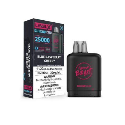 Level X Flavour Beast Boost G2 Pod - Blue Raspberry Cherry