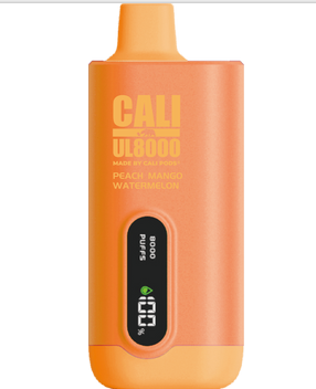 Cali UL8000 5% Disposable 8000 puffs - Peach Mango Watermelon