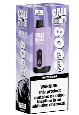 Cali UL8000 3% Disposable 8000 puffs - Frozen Grape