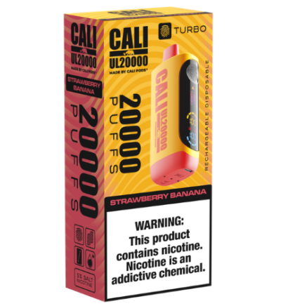 Cali UL20000 Disposable 20,000 puffs - Strawberry Banana