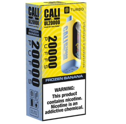 Cali UL20000 Disposable 20,000 puffs - Frozen Banana