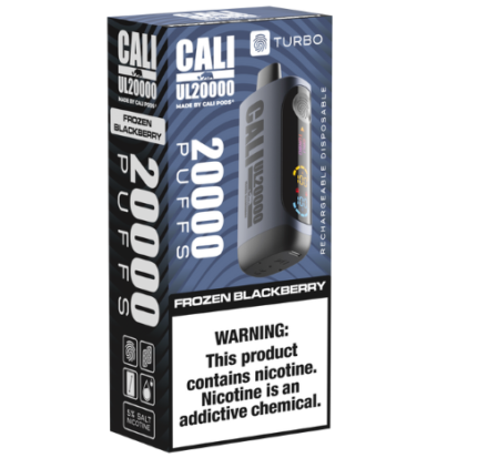 Cali UL20000 Disposable 20,000 puffs - Frozen Blackberry
